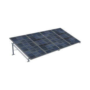 Montaje de piso de Alta Resistencia para Instalación de 4 Paneles Solares de hasta 1300 x 2400 mm (Revisar módulos compatibles)