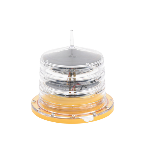 Estrobo led para Obstrucción Autónoma con Led Color Rojo con Panel Solar (Luz Fija o Estroboscópica configurable) / No incluye montaje