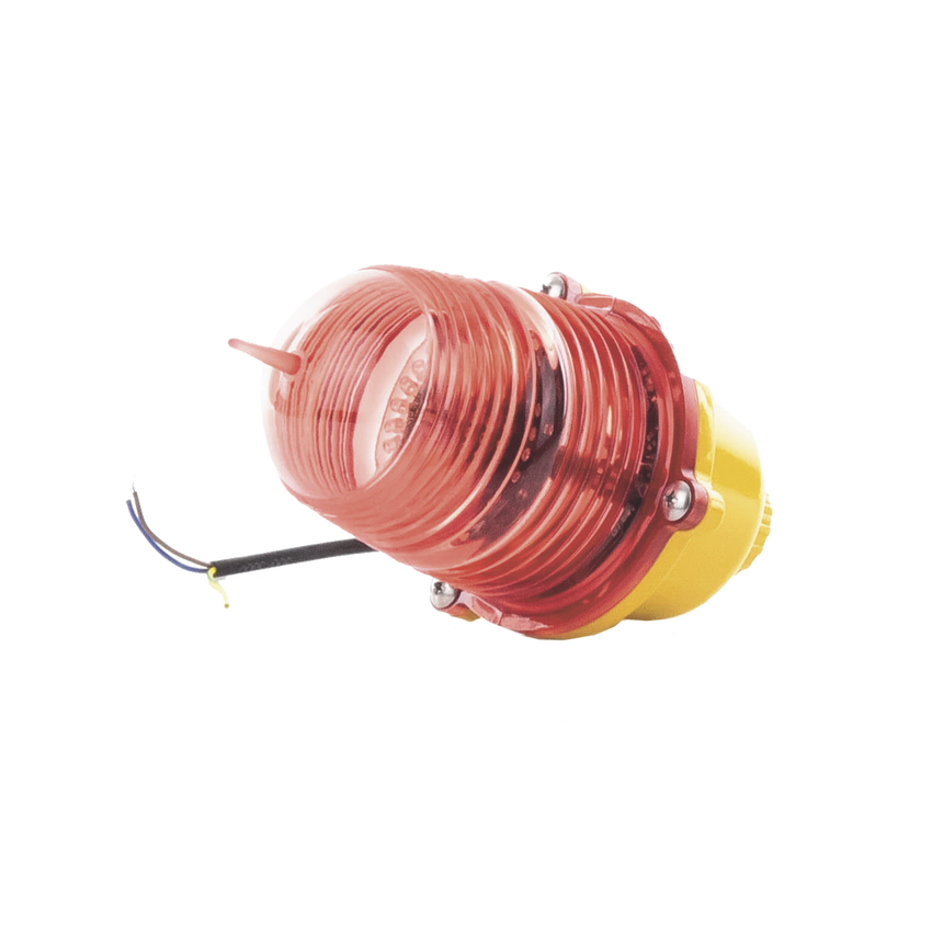 Estrobo Led de Obstrucción Color Rojo (110 Vca de Entrada) / Luz fija