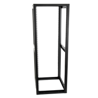 Rack Estándar 19" de 4 Postes, Acero, 45 Unidades, Profundidad Ajustable.