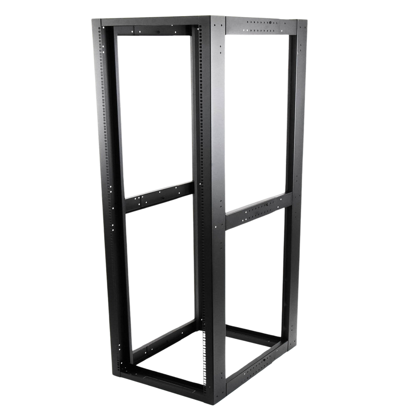 Rack Estándar 19" de 4 Postes, Acero, 45 Unidades, Profundidad Ajustable.