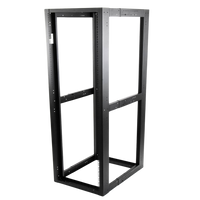 Rack Estándar 19" de 4 Postes, Acero, 45 Unidades, Profundidad Ajustable.