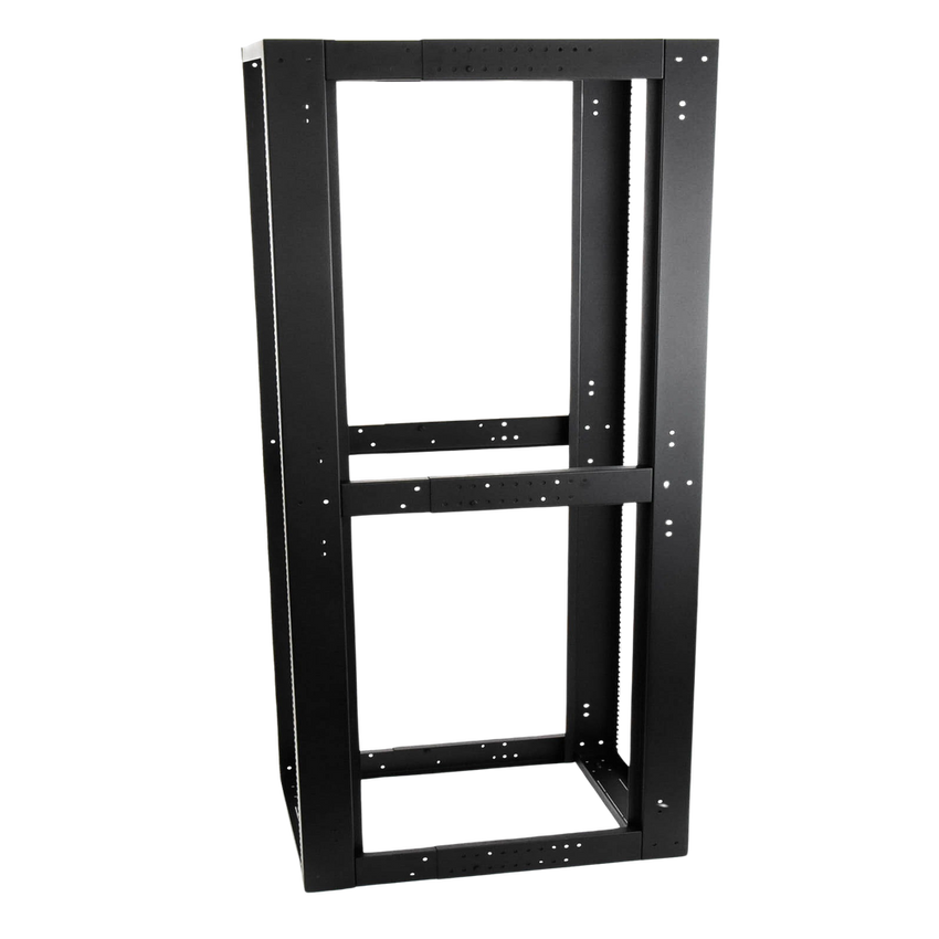 Rack Estándar 19" de 4 Postes, Acero, 45 Unidades, Profundidad Ajustable.