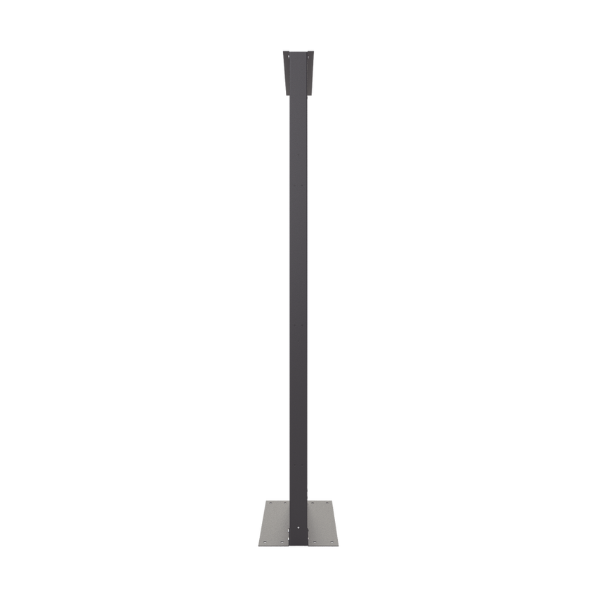 Rack de 2 Postes, Estándar 19", 45 Unidades, Fabricado en Acero, Base "L" para Anclar a Piso.