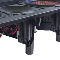 BOCINA DE PARED | 2 WOOFERS DE FIBRA DE CARBONO 6.5'' | TWEETER DE TITANIO 1'' | 200W