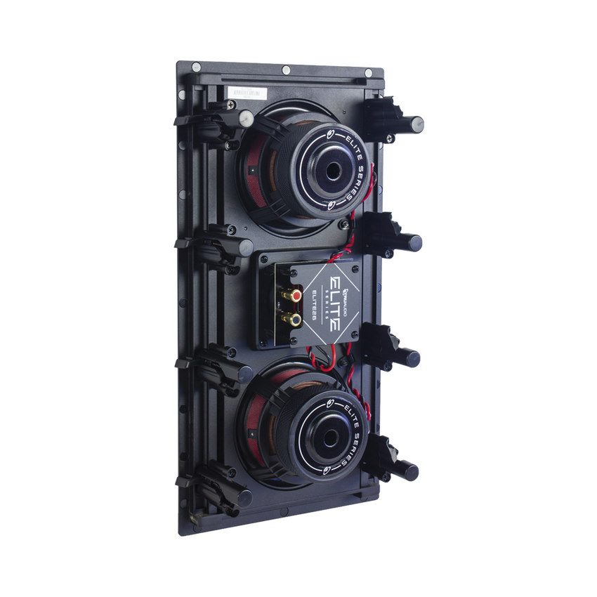 BOCINA DE PARED | 2 WOOFERS DE FIBRA DE CARBONO 6.5'' | TWEETER DE TITANIO 1'' | 200W