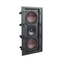 BOCINA DE PARED | 2 WOOFERS DE FIBRA DE CARBONO 6.5'' | TWEETER DE TITANIO 1'' | 200W