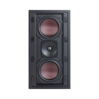 BOCINA DE PARED | 2 WOOFERS DE FIBRA DE CARBONO 6.5'' | TWEETER DE TITANIO 1'' | 200W