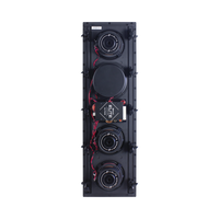 BOCINA DE PARED | 4 WOOFERS DE FIBRA DE CARBONO 6.5'' | TWEETER DE TITANIO 1'' | 250W