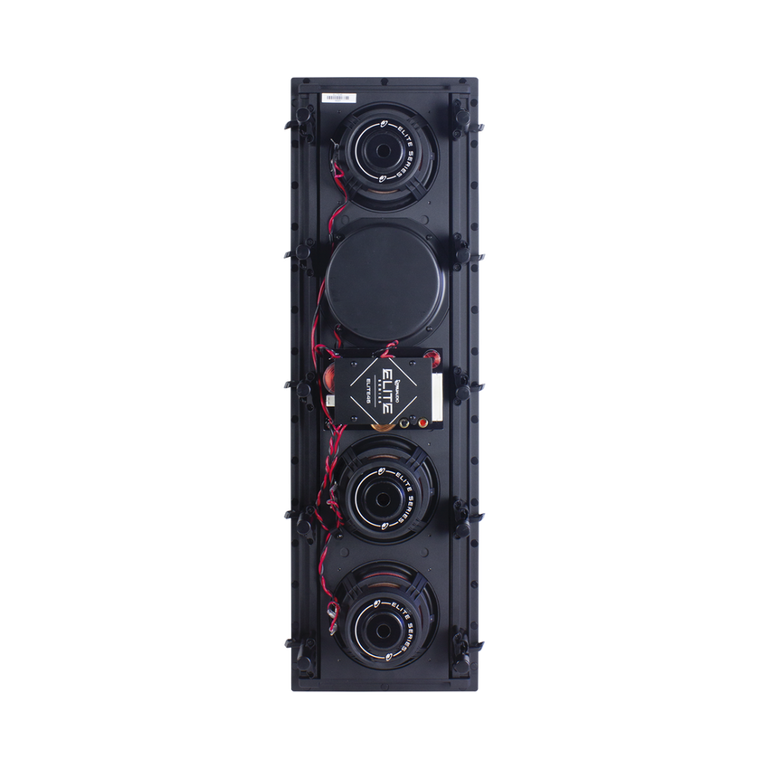 BOCINA DE PARED | 4 WOOFERS DE FIBRA DE CARBONO 6.5'' | TWEETER DE TITANIO 1'' | 250W