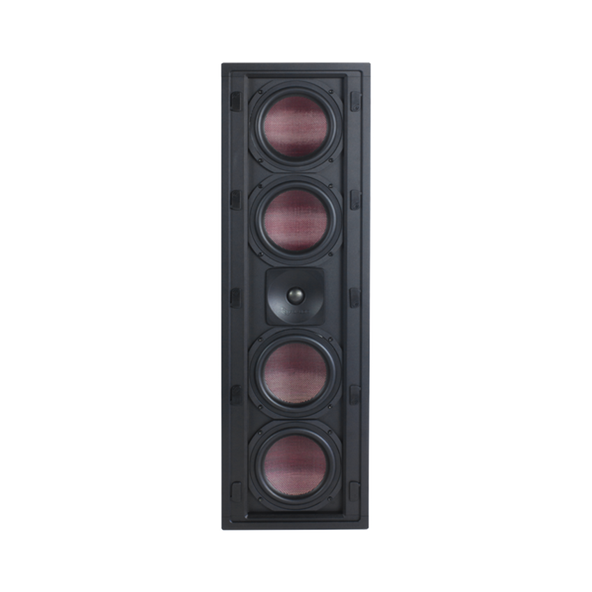 BOCINA DE PARED | 4 WOOFERS DE FIBRA DE CARBONO 6.5'' | TWEETER DE TITANIO 1'' | 250W