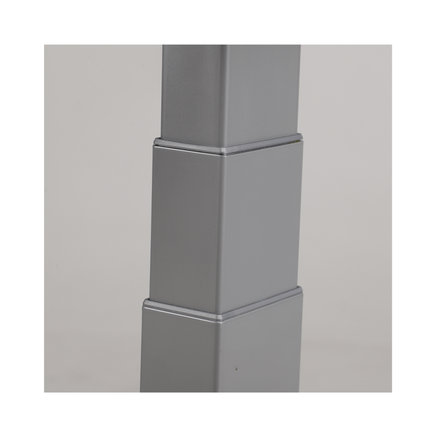 Base de Escritorio Motorizado Profesional / Altura Ajustable 60-125cm / Estructura Estable / Funcionamiento Suave / 3 Preset de Posiciones / Color Gris / Soporta hasta 100Kg de carga