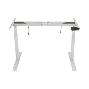 Base de Escritorio Motorizado Profesional / Altura Ajustable 60-125cm / Estructura Estable / Funcionamiento Suave / 3 Preset de Posiciones / Color Blanco / Soporta hasta 100Kg de carga