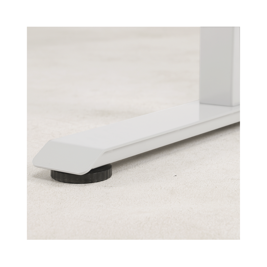 Base de Escritorio Motorizado Profesional / Altura Ajustable 60-125cm / Estructura Estable / Funcionamiento Suave / 3 Preset de Posiciones / Color Blanco / Soporta hasta 100Kg de carga