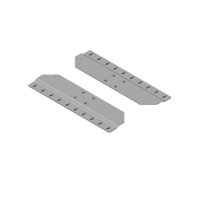 Montaje de Pared para Gabinetes ComLine, De Aluminio, Color Gris