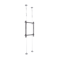 Montaje Cableado de Acero| Suelo a Techo| Capacidad Máx. de Carga 30kg| Para Pantallas de 32" ~ 75"| VESA 400 x 600
