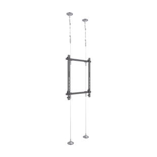 Montaje Cableado de Acero| Suelo a Techo| Capacidad Máx. de Carga 30kg| Para Pantallas de 32" ~ 75"| VESA 400 x 600