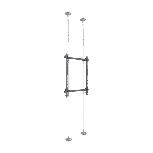 Montaje Cableado de Acero| Suelo a Techo| Capacidad Máx. de Carga 30kg| Para Pantallas de 32" ~ 75"| VESA 400 x 600