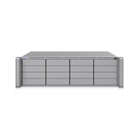 ENVR UniFi Enterprise con Soporte para hasta 210 Cámaras HD, 140 Cámaras 2K o 70 Cámaras 4K, con UniFi Protect & Access, 1 Puerto RJ45 10G, 2 Puertos SFP+ 10G y 16 Bahías para Discos Duros