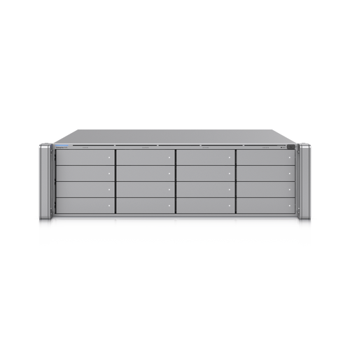 ENVR UniFi Enterprise con Soporte para hasta 210 Cámaras HD, 140 Cámaras 2K o 70 Cámaras 4K, con UniFi Protect & Access, 1 Puerto RJ45 10G, 2 Puertos SFP+ 10G y 16 Bahías para Discos Duros