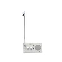 Sistema de Intercomunicación | Ideal para Ventanillas | Audio de voz de dos vías | 12V/1A 2W | Micrófono Interior + Micrófono Exterior