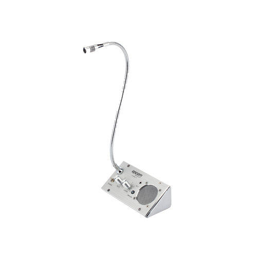 Sistema de Intercomunicación | Ideal para Ventanillas | Audio de voz de dos vías | 12V/1A 2W | Micrófono Interior + Micrófono Exterior