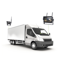 Sistema Profesional Inalámbrico de Cámara de Reversa Infrarroja y Monitor Touch de 7" para Vehículos de Trabajo y Montacargas