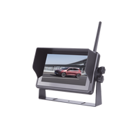 Sistema Profesional Inalámbrico de Cámara de Reversa Infrarroja y Monitor Touch de 7" para Vehículos de Trabajo y Montacargas