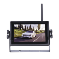 Sistema Profesional Inalámbrico de Cámara de Reversa Infrarroja y Monitor Touch de 7" para Vehículos de Trabajo y Montacargas
