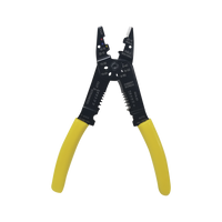 Pinza Cortacables / Pelacables 10 a 22 AWG con Plegador de Conectores.