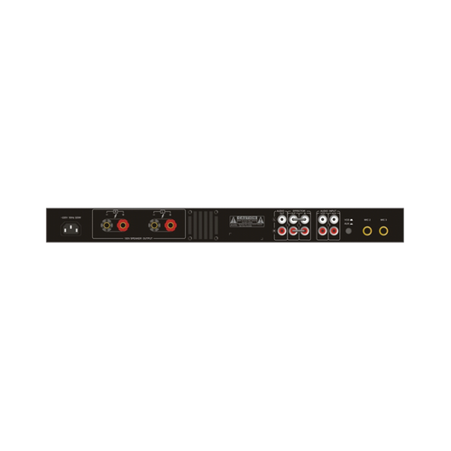 Amplificador de Audio | 2 x 60W | Baja Impedancia 4 - 8&Omega; | Reproductor Bluetooth, USB, SD | Efectos Integrados Delay, Echo, Repeat