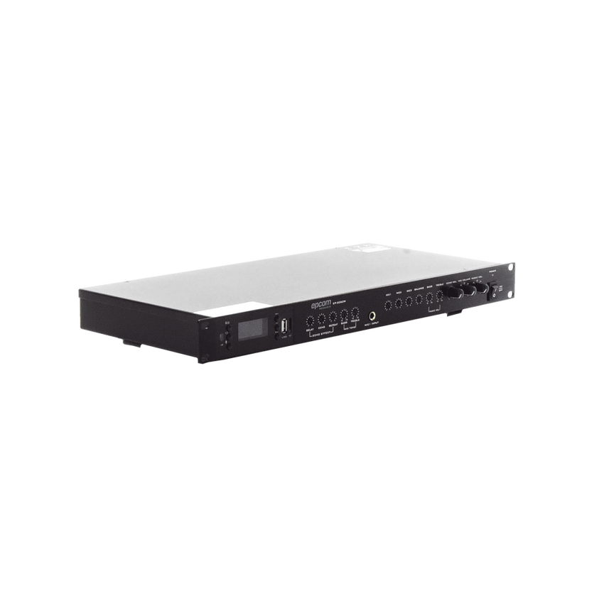 Amplificador de Audio | 2 x 60W | Baja Impedancia 4 - 8&Omega; | Reproductor Bluetooth, USB, SD | Efectos Integrados Delay, Echo, Repeat