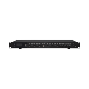 Amplificador de Audio | 2 x 60W | Baja Impedancia 4 - 8&Omega; | Reproductor Bluetooth, USB, SD | Efectos Integrados Delay, Echo, Repeat