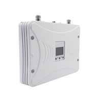 Kit Amplificador de Señal Celular 2G, 3G y 4G / Mejora llamadas convencionales y VoLTE / Amplifica señal de TELCEL, AT&T y MOVISTAR / Cubre hasta 300 m² con una antena y hasta 900 m² con 3 antenas.