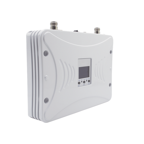 Kit Amplificador de Señal Celular 2G, 3G y 4G / Mejora llamadas convencionales y VoLTE / Amplifica señal de TELCEL, AT&T y MOVISTAR / Cubre hasta 300 m² con una antena y hasta 900 m² con 3 antenas.