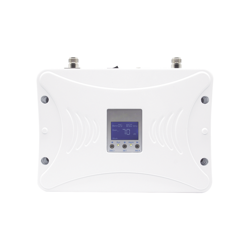 Kit Amplificador de Señal Celular 2G, 3G y 4G / Mejora llamadas convencionales y VoLTE / Amplifica señal de TELCEL, AT&T y MOVISTAR / Cubre hasta 300 m² con una antena y hasta 900 m² con 3 antenas.