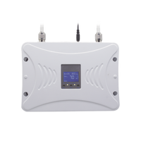 Kit Amplificador de Señal Celular 2G, 3G y 4G / Mejora llamadas convencionales y VoLTE / Amplifica señal de TELCEL, AT&T y MOVISTAR / Cubre hasta 300 m² con una antena y hasta 900 m² con 3 antenas.