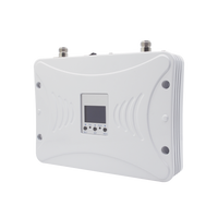 Kit Amplificador de Señal Celular 2G, 3G y 4G / Mejora llamadas convencionales y VoLTE / Amplifica señal de TELCEL, AT&T y MOVISTAR / Cubre hasta 300 m² con una antena y hasta 900 m² con 3 antenas.