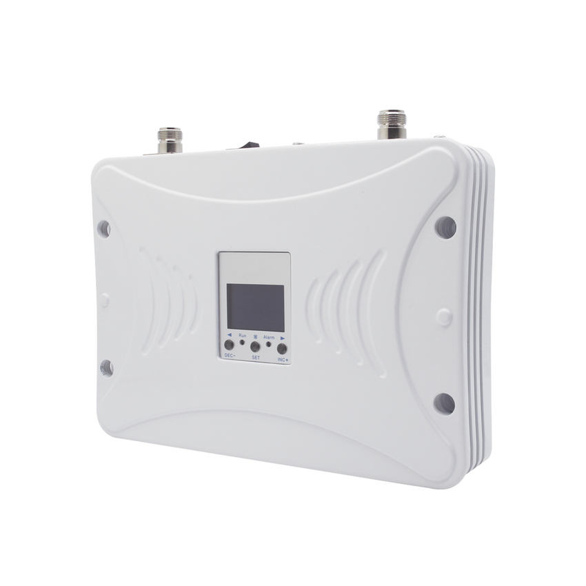 Kit Amplificador de Señal Celular 2G, 3G y 4G / Mejora llamadas convencionales y VoLTE / Amplifica señal de TELCEL, AT&T y MOVISTAR / Cubre hasta 300 m² con una antena y hasta 900 m² con 3 antenas.
