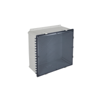 Caja De Policarbonato Con Puerta Tintada, 24"Hx24"Wx10"D, IP66, Uso Interior Exterior, Listado UL/cUL