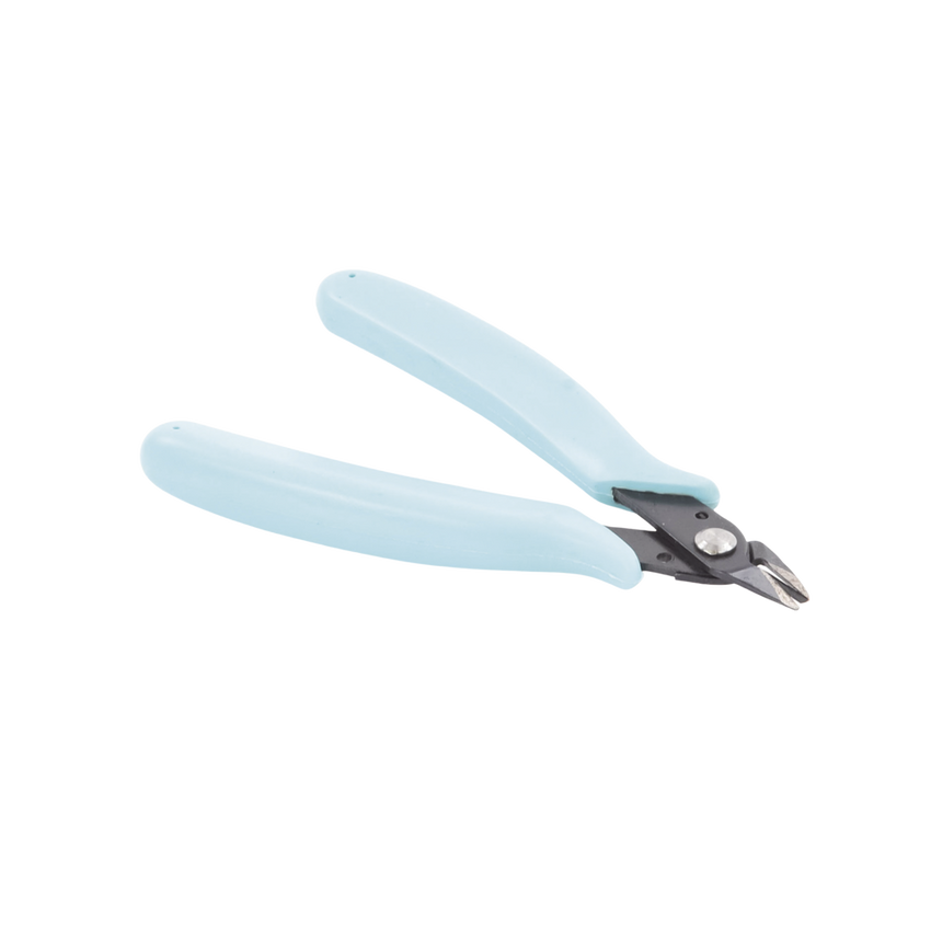 Pinza De Corte Micro de 5" (125 mm). Acero c/mango Ergonómico de PVC. Uso Electrónico. Corte al Ras.