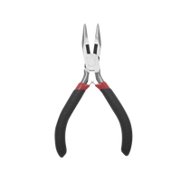 Juego de 3 Mini Pinzas de Corte de 5". Incluye: Pinza de Punta Redonda, Diagonal y Punta de Aguja.