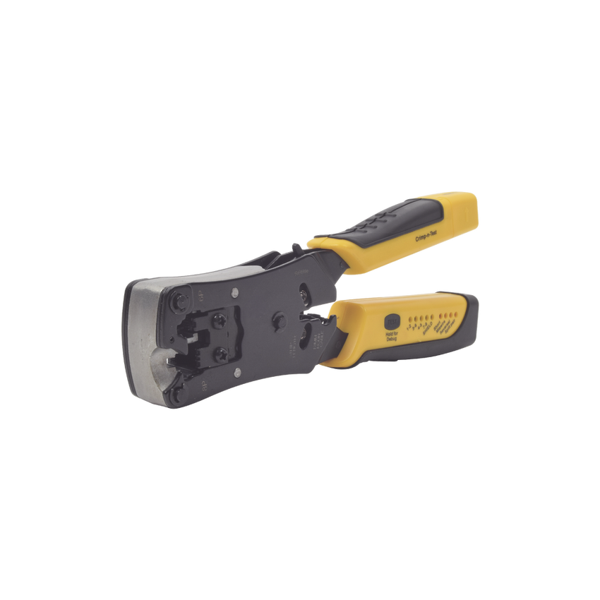 Pinza 3 en 1: Pelacables/ Terminado/ Probador para UTP. Enchufe Modular de Prueba para RJ45/RJ11/RJ22.