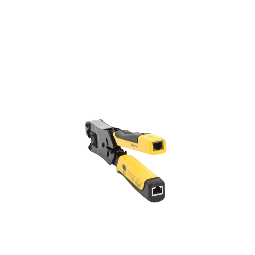 Pinza 3 en 1: Pelacables/ Terminado/ Probador para UTP. Enchufe Modular de Prueba para RJ45/RJ11/RJ22.