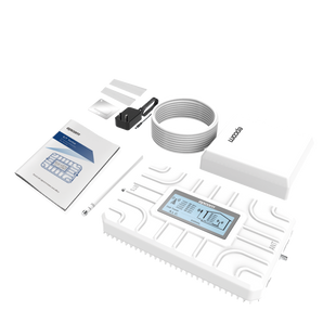 Kit Amplificador de Señal Celular 5G / Mejora las llamadas convencionales y VoLTE / Soporta los datos de las tecnologías 2G, 3G, 4G y 5G de TELCEL, AT&T, MOVISTAR y OMV de Altán / Cubre hasta 300 m2.