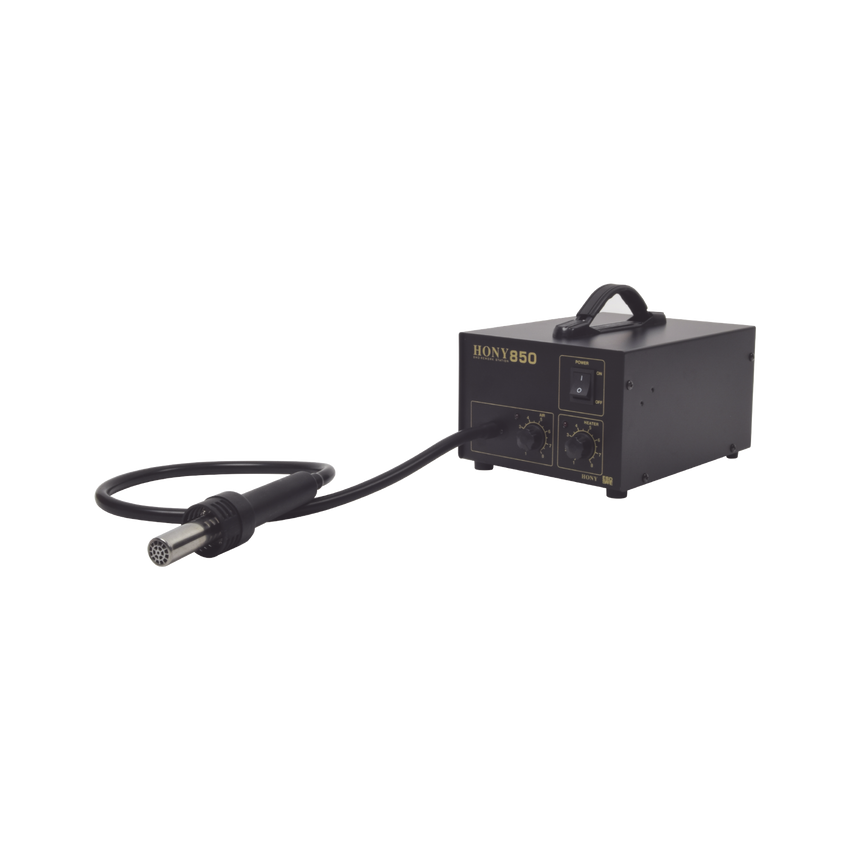 Estación para soldar SMD (Aire caliente) de 20W con 4 boquillas.