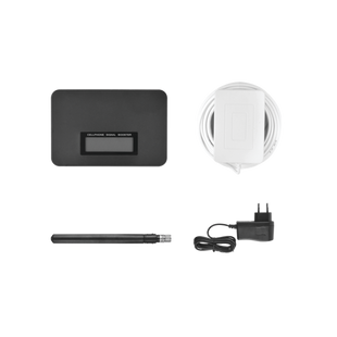 Kit Amplificador de Señal Celular de UNA banda de frecuencia / Mejora las llamadas convencionales / Soporta los datos de las tecnologías 2G y 3G de TELCEL, AT&T y MOVISTAR / Puede cubrir un espacio de hasta 140 m2.