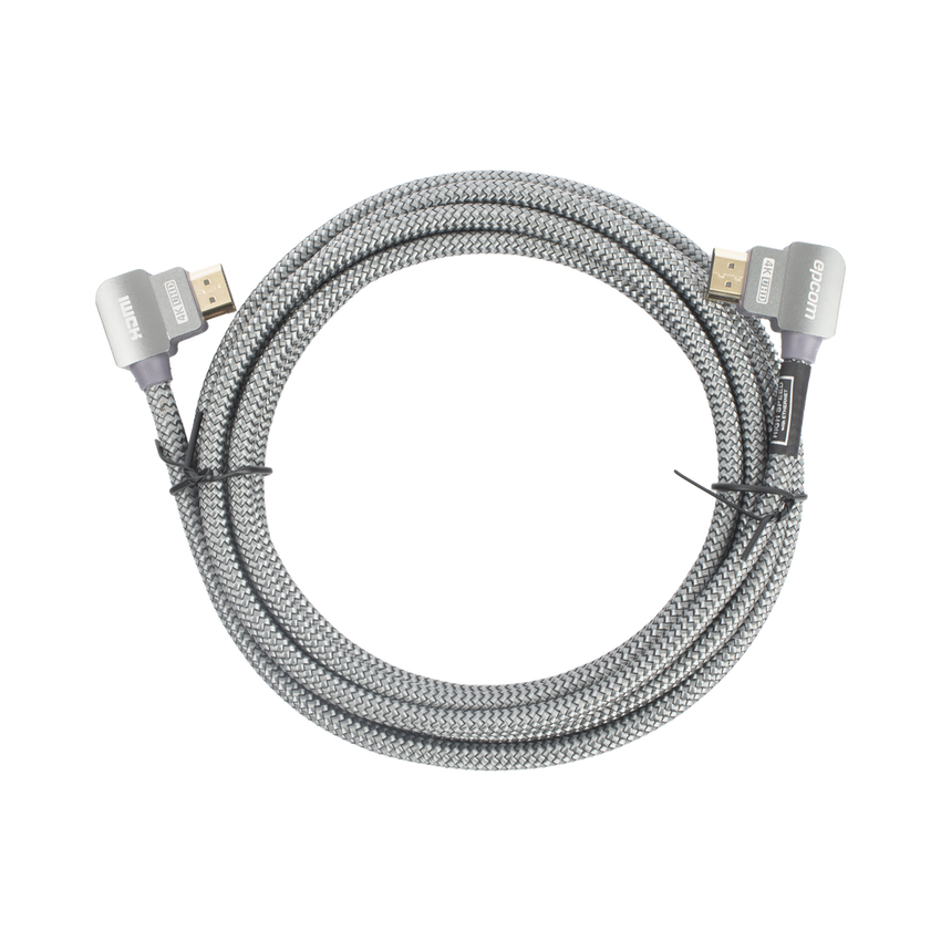 Cable HDMI Ángulo 90° | 3 Metros (9.84 Pies) | Alta Definición | Versión 2.0 | Alta Velocidad 18Gbps | 4K@60Hz |