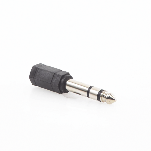 Adaptador de audio 3.5mm hembra a 6.3mm macho (Audio estereo)