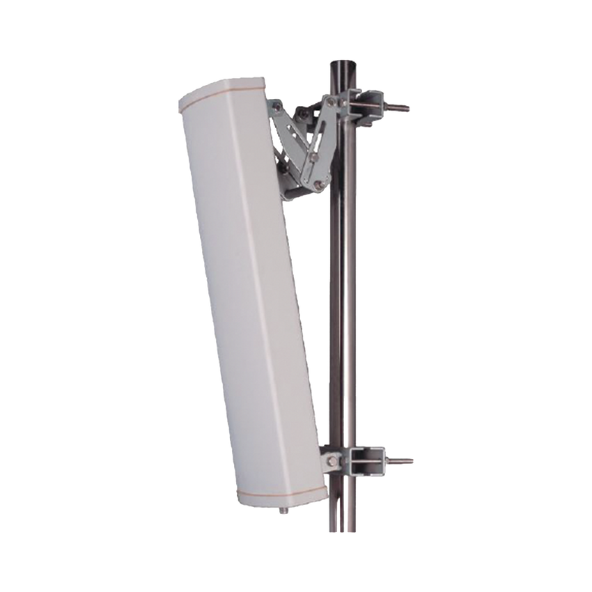 Antena sectorial para 2G, 3G, 4G y 5G de telefonía celular / 15 dBi / Multi Banda / Rango de Frecuencia (698-960 / 1710-2700 MHz).